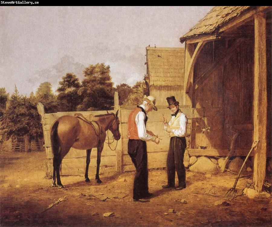 William Sidney Mount The Horse Dealers